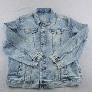 George Men's Faded Blue Denim Jacket